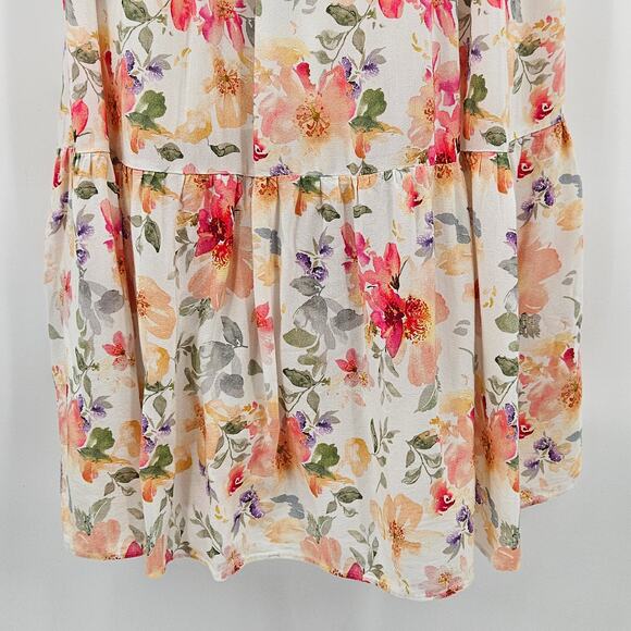 Free People Yumi Kim Women's Pink Charli Dress Floral Print Maxi Size 3X‎ - Picture 9 of 14